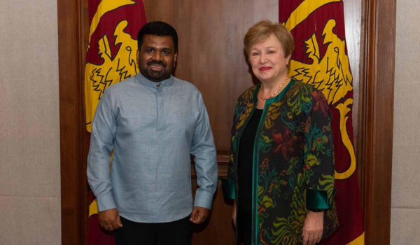 Managing Director of IMF meets Sri Lankan President to review Sri Lanka’s Economic Recovery