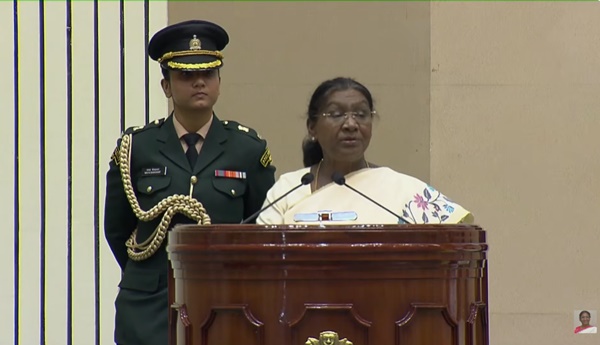 President Droupadi Murmu Addresses nationwide campaign on Karmayoga for Empowered Bharat in New Delhi