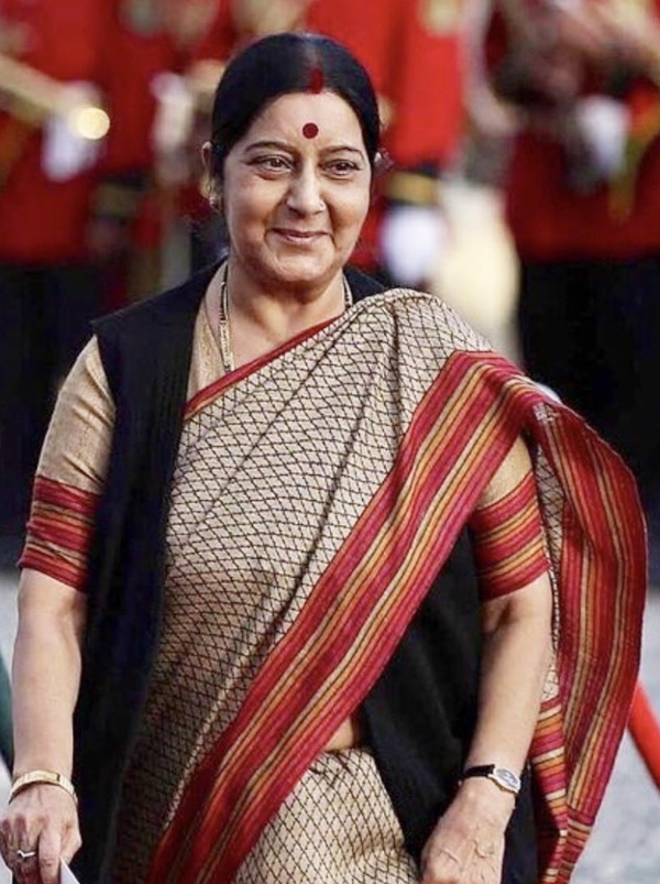 Vice President pays tributes to former External Affairs Minister Sushma Swaraj on her birth anniversary