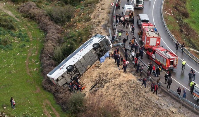 Türkiye Bus Accident: 9 killed & 26 injured