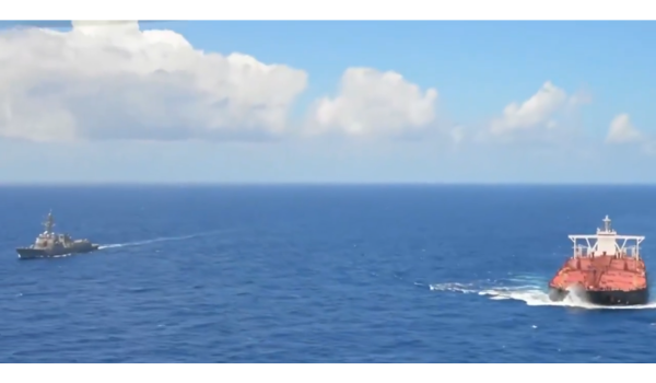 US military boards oil tanker Veronica III in Indian Ocean after tracking from Caribbean 
