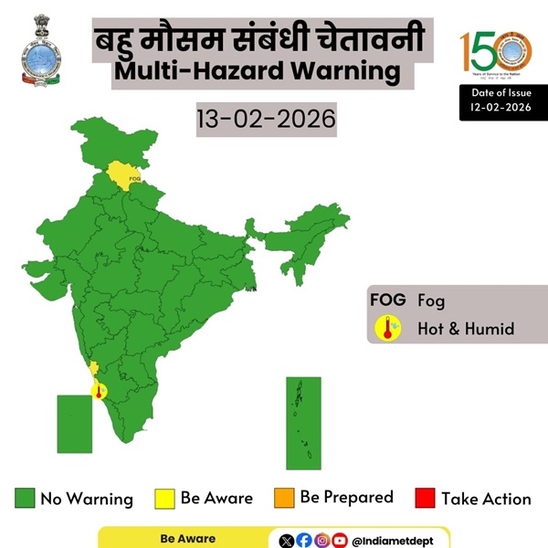 IMD forecasts dense fog at isolated places over Himachal Pradesh during next 2 days