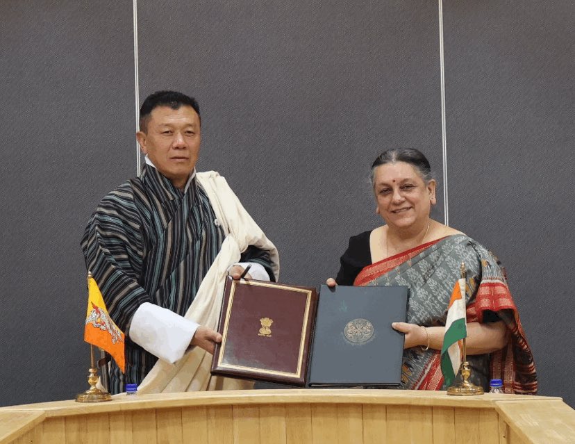 भारत और भूटान ने डाक सहयोग पर समझौता ज्ञापन पर हस्ताक्षर किए 