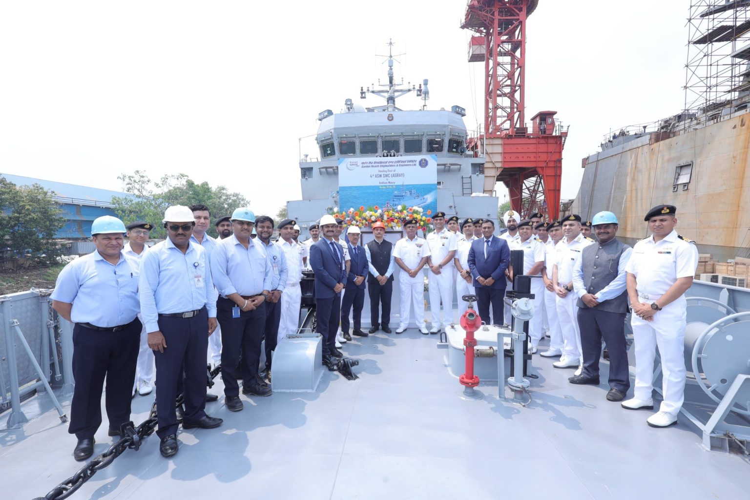 Grse GRSE delivers 3 frontline Naval platforms to Indian Navy | Akashvani News