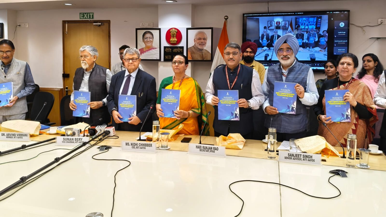 नीति आयोग ने भारत के खेल उपकरण विनिर्माण क्षेत्र की निर्यात क्षमता पर रिपोर्ट जारी की