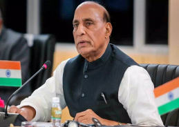 Defence Minister interacts with all-women IASV Triveni expedition team; lauds their achievement and determination Defence Minister interacts with all-women IASV Triveni expedition team; lauds their achievement and determination