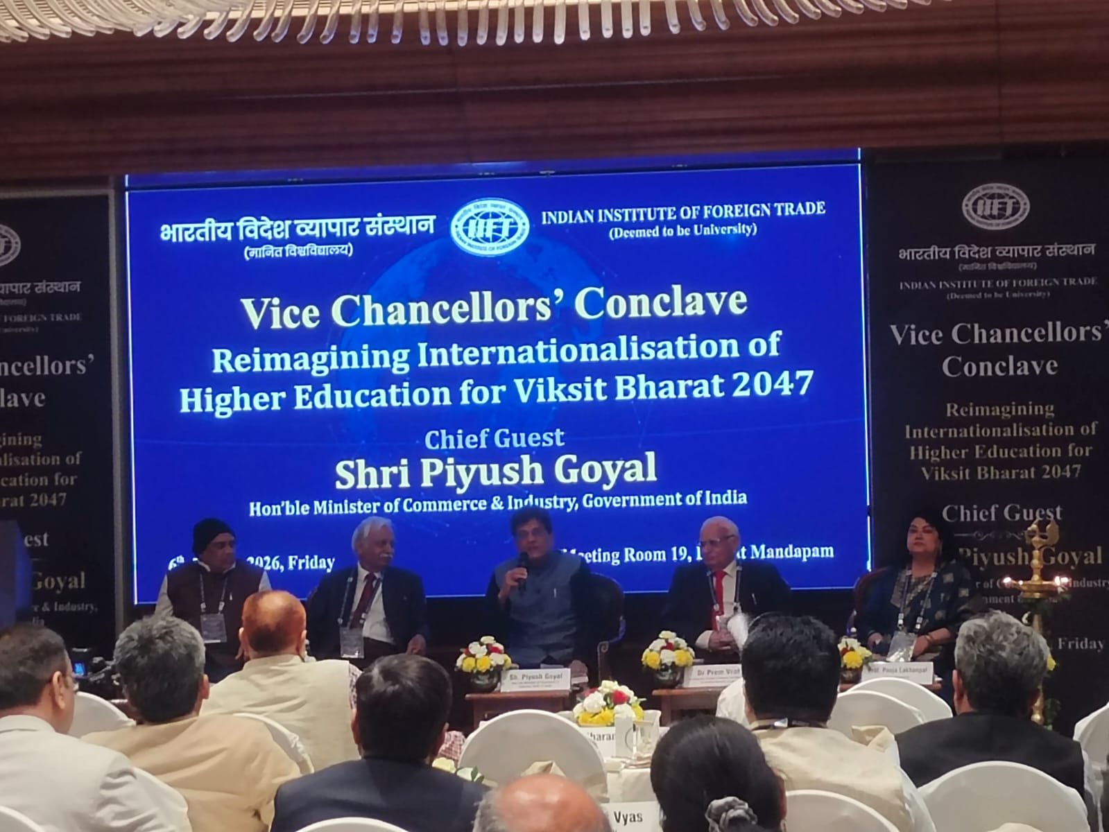 Union Minister Piyush Goyal calls for transforming India’s higher education system to global standards 
