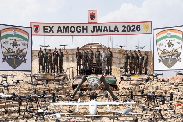 Indian Army conducts Exercise Amogh Jwala at Babina Field Firing Ranges