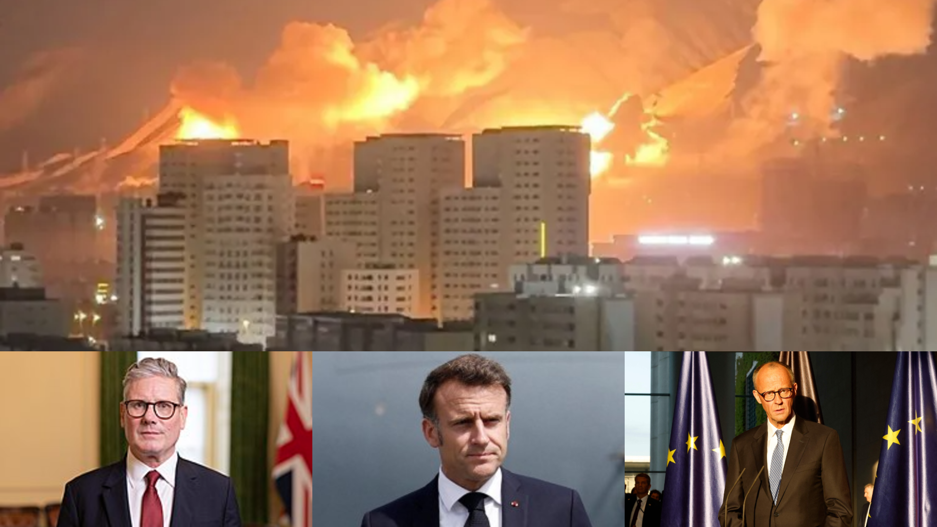 Britain, France, Germany Condemn Iran’s Missile Attacks