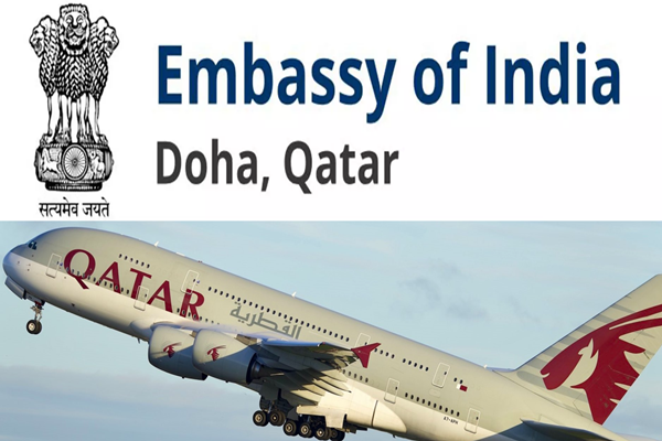 Indian Embassy in Doha Reports 1,100 Indians Travel to India on Qatar Airways Flights Yesterday