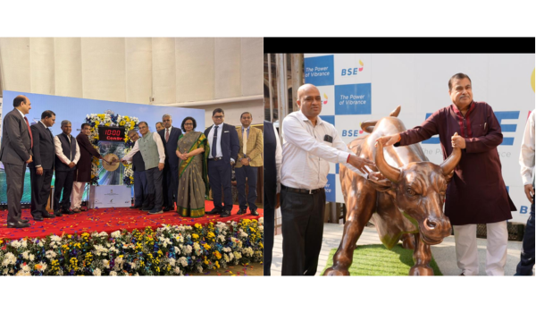 NHAI-Sponsored RIIT Maiden Public Issue Listed on BSE, Launched by Union Minister Nitin Gadkari