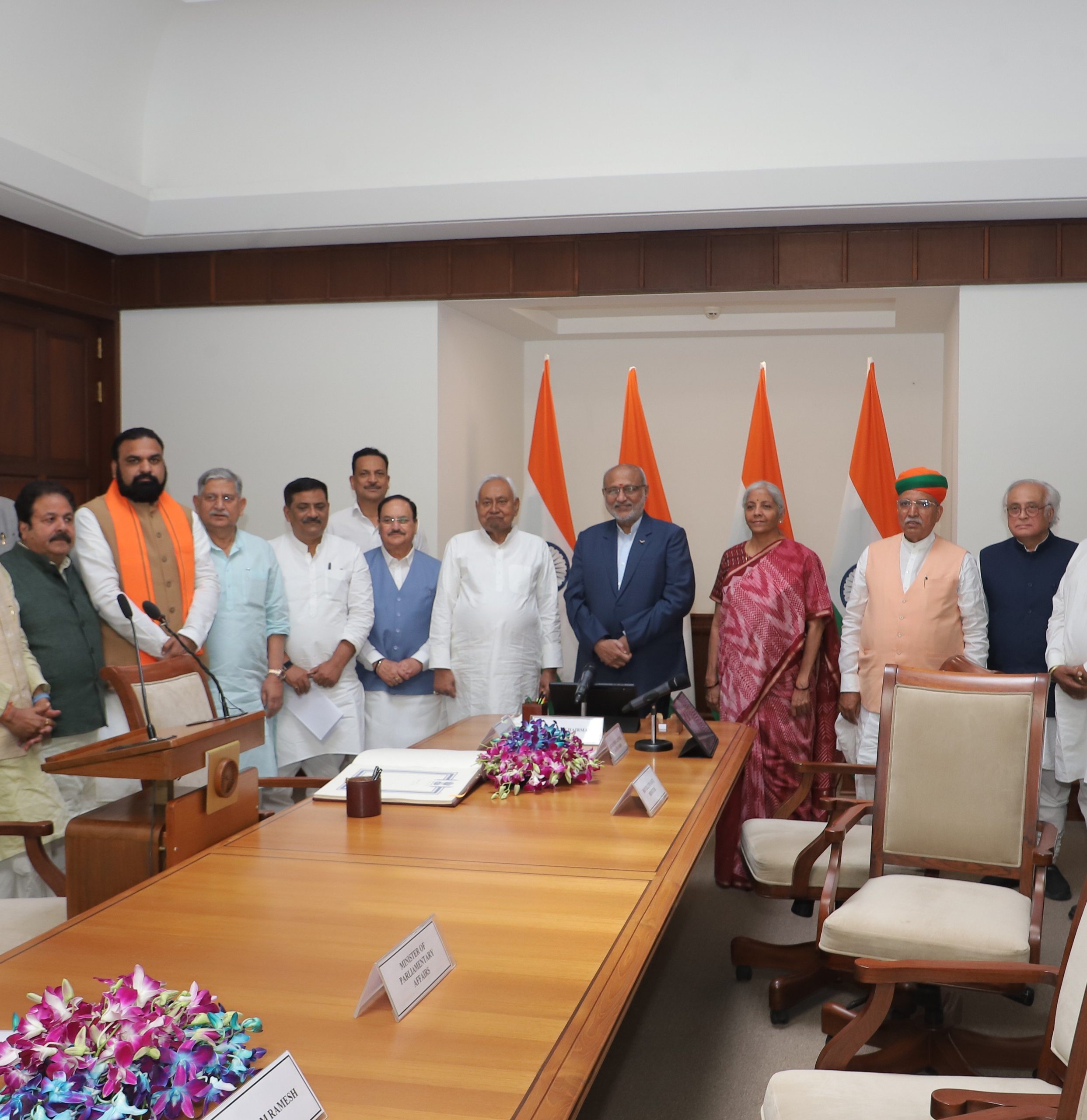 Rajya Sabha Chairman CP Radhakrishnan administers oath to newly nominated member Harivansh