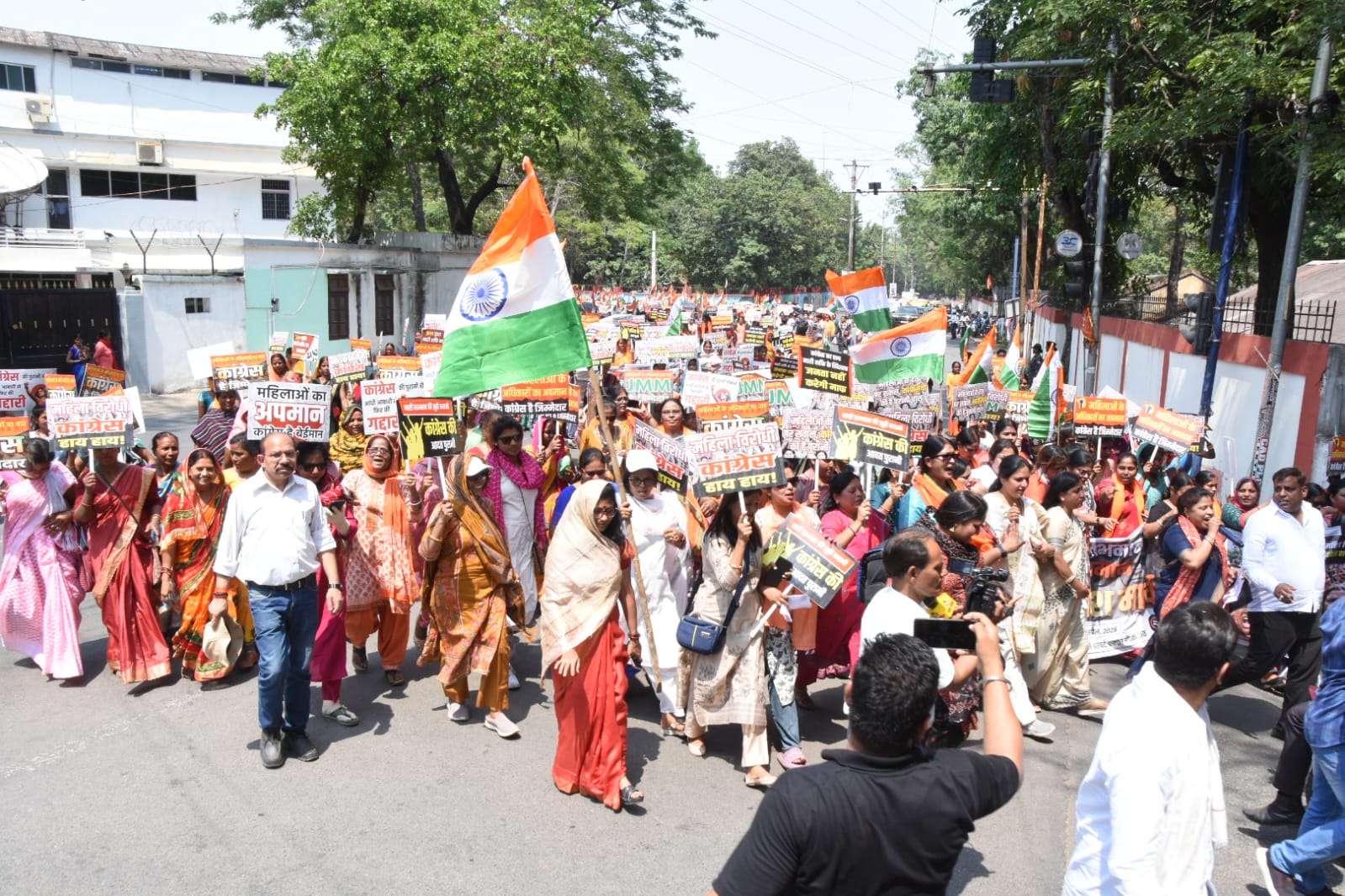 भाजपा ने नारी शक्ति वंदन अधिनियम के विरोध में रांची में जनसभा का आयोजन किया