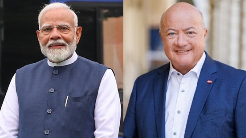 नई दिल्‍ली: प्रधानमंत्री नरेन्‍द्र मोदी ने ऑस्ट्रिया के चांसलर डॉ. क्रिश्चियन स्‍टॉकर के साथ की वार्ता