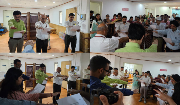 पृथ्वी दिवस: आकाशवाणी में अधिकारियों-कर्मचारियों ने ली ऊर्जा संरक्षण की शपथ