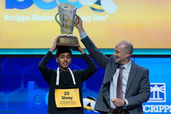 14-year-old Indian-American student wins National Spelling Bee competition