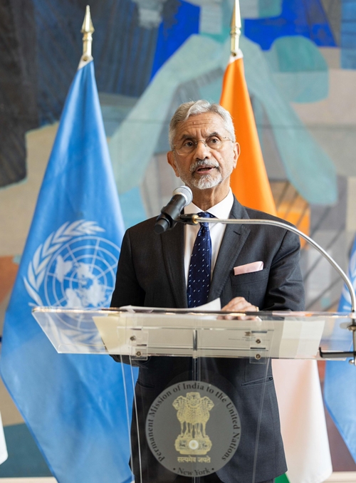 EAM Jaishankar inaugurates exhibition on India’s contribution to mathematics at UN headquarters 