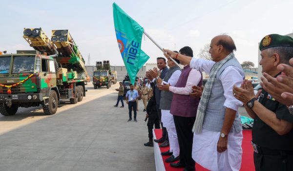 Defence Minister Rajnath Singh inaugurates artillery shell manufacturing plant in Maharashtra