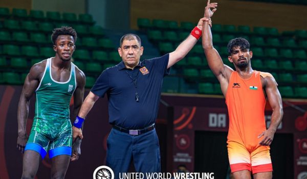 Suraj Vashisht and Sagar Singh reach finals in Greco-Roman categories at Asian U23 Wrestling Championships
