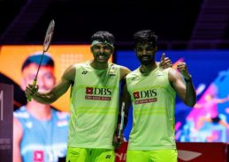 Union Ministers Mandaviya and Scindia congratulate Satwiksairaj-Chirag on Singapore Open title win
