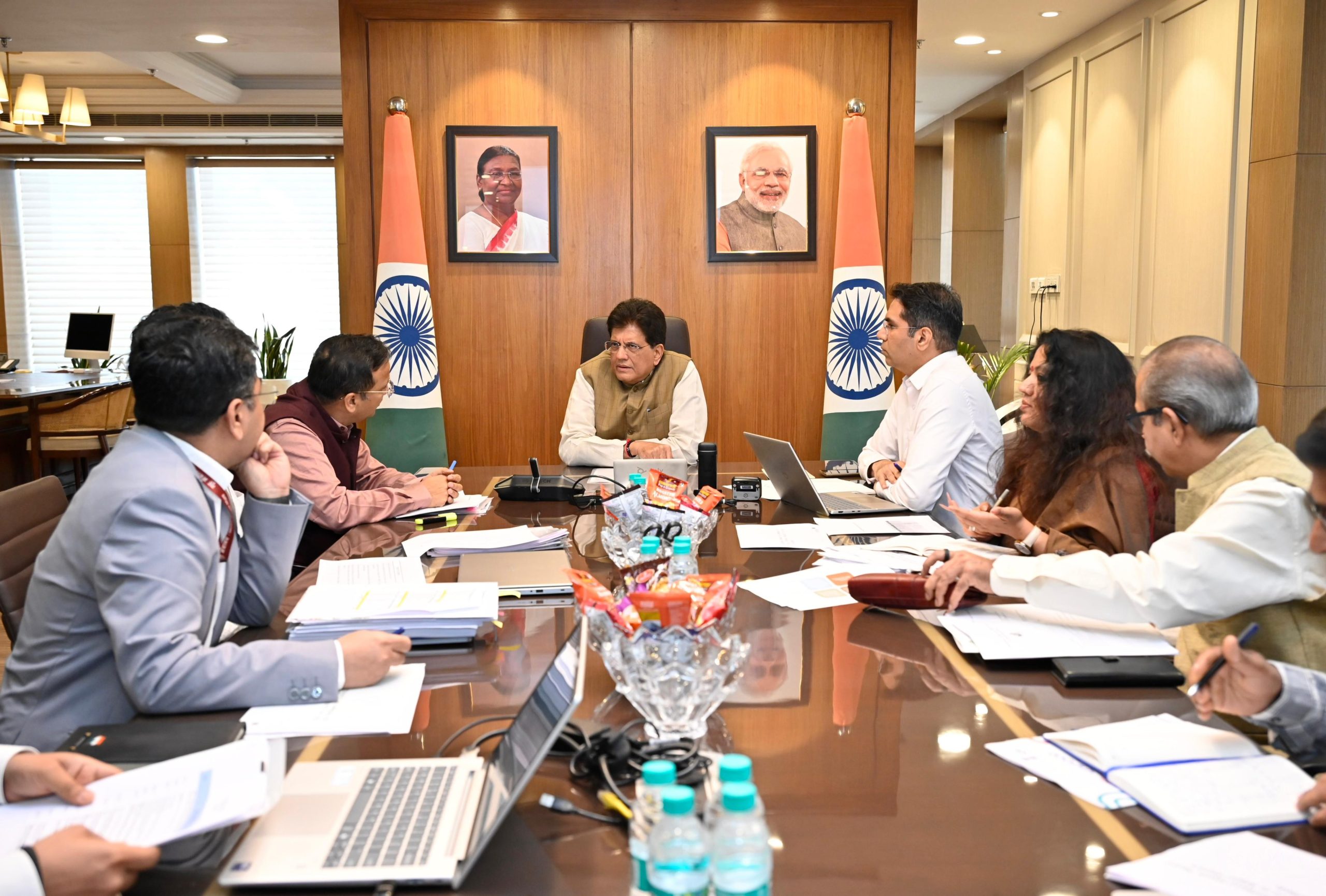 Union Minister Piyush Goyal chairs meeting to prepare roadmap for obtaining SPS approvals 