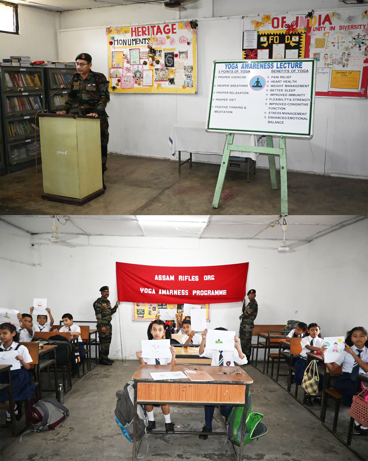 Assam Rifles organises yoga programmes across Manipur ahead of International Day of Yoga