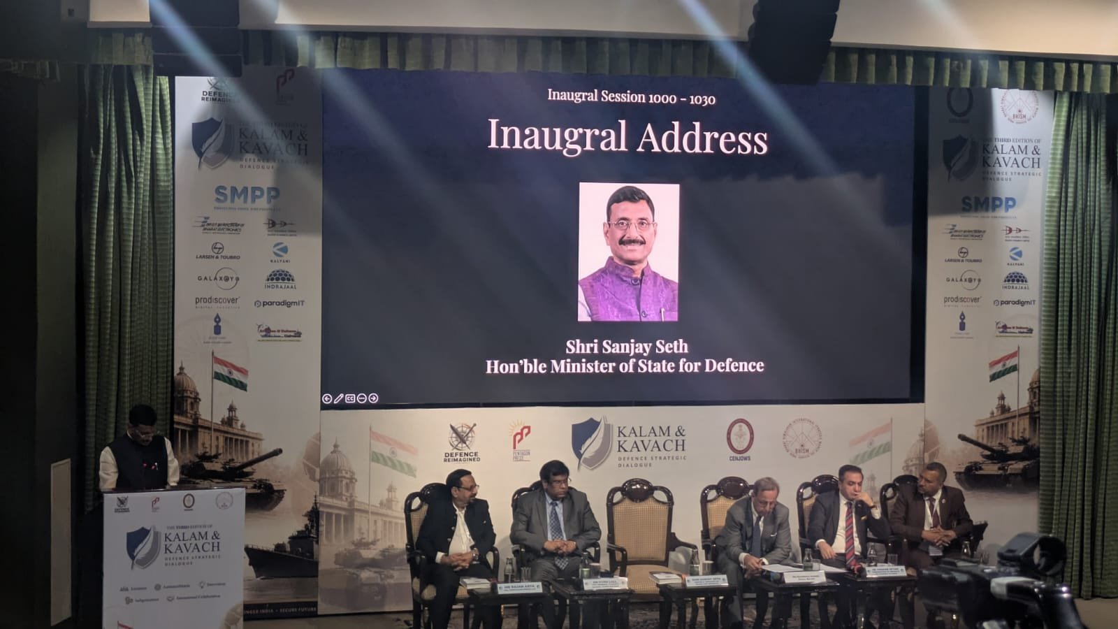 MoS for Defence Sanjay Seth addresses inaugural session of Kalam and Kavach, describes Operation Sindoor as landmark success