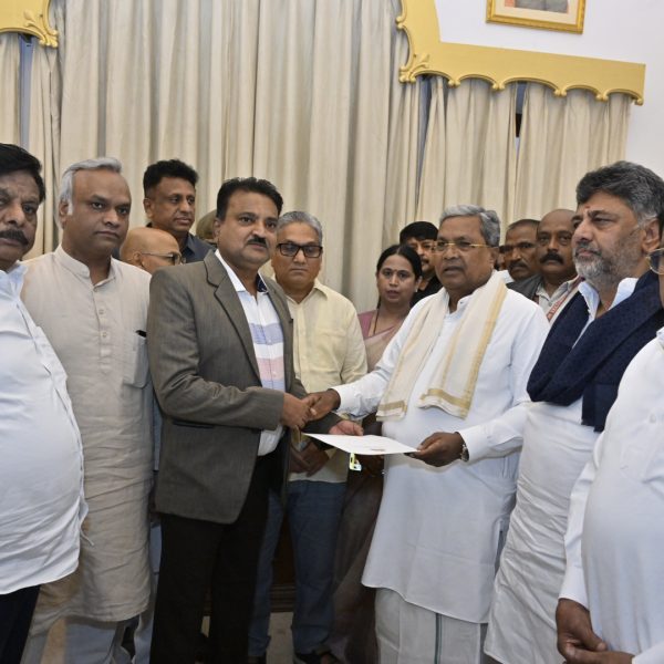 Karnataka CM Siddaramaiah submits resignation to Governor’s Secretary at Lok Bhavan