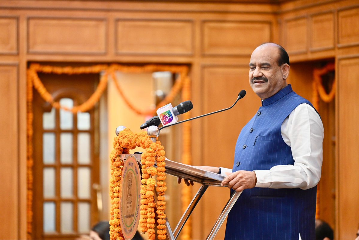लोकतंत्र संवाद, विचार-विमर्श, सहमति और असहमति के वातावरण में फलता-फूलता है: लोकसभा अध्यक्ष ओम बिरला