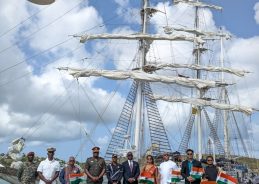 INS Sudarshini arrives at Antigua after historic trans-Atlantic passage under Lokayan 26 expedition