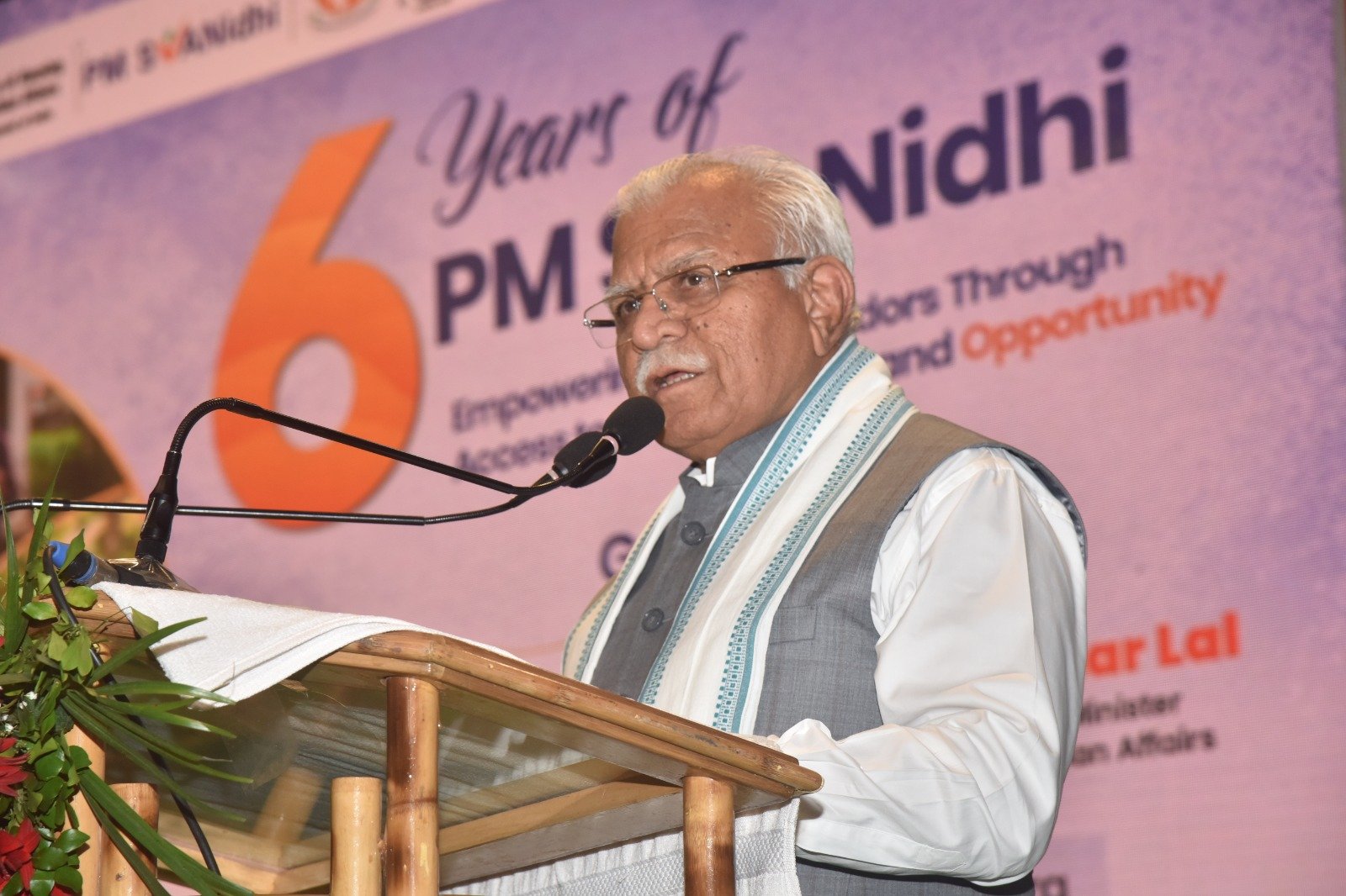 केंद्रीय मंत्री मनोहर लाल ने कहा, पीएम स्वनिधि योजना ने छोटे उद्यमियों के कारोबार के मूल आधार को बदला