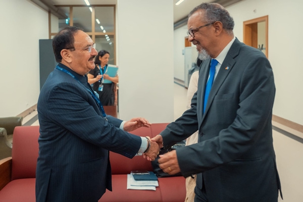 DG WHO appreciates India’s health sector reforms & leadership in global health partnerships