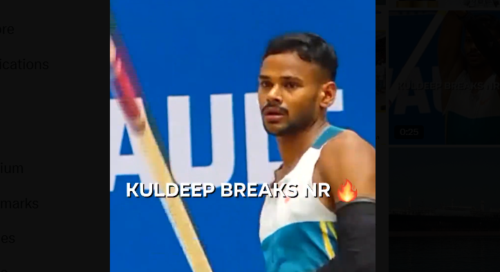 Madhya Pradesh pole vaulter Kuldeep Kumar breaks national record at Bhubaneswar