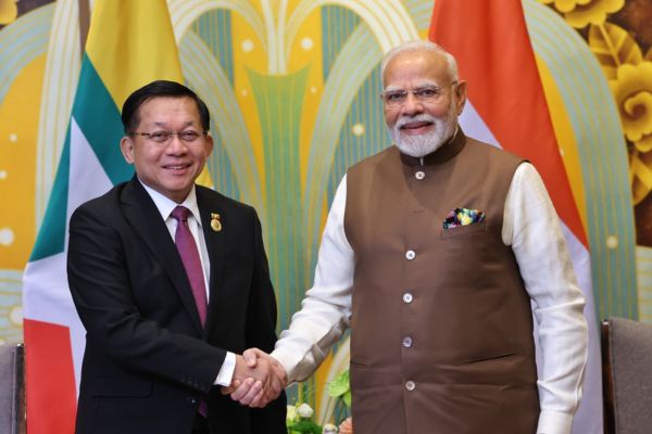 PM Modi to hold talks with Myanmar President U Min Aung Hlaing in New Delhi today