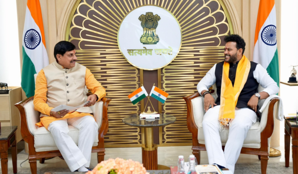 नागर विमानन मंत्री राम मोहन नायडू ने मध्य प्रदेश के मुख्यमंत्री डॉ. मोहन यादव से मुलाकात की