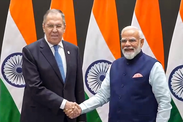 Russian FM Lavrov calls on PM Modi to brief on progress achieved in bilateral cooperation 