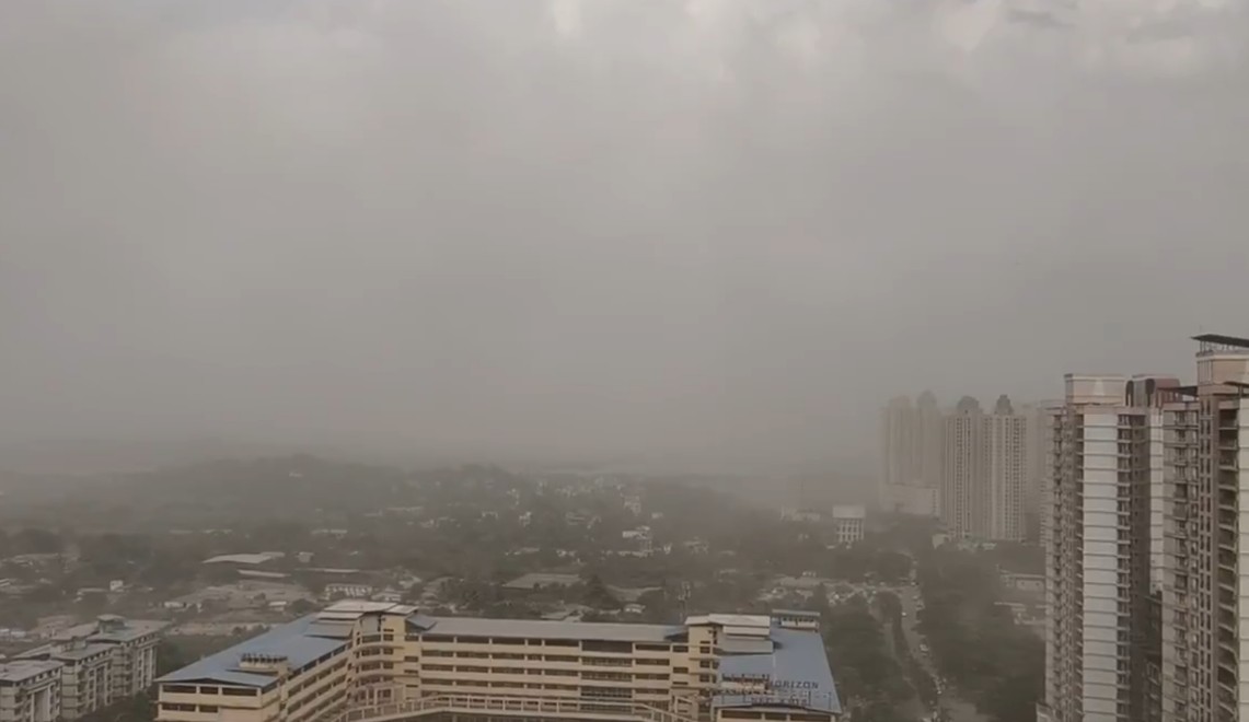 Mumbai region experiences sudden dust storm this evening