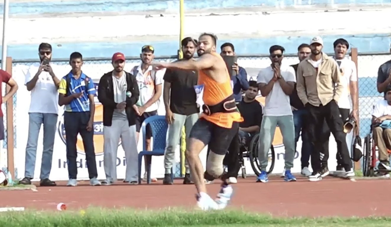 Two-time Paralympic champion Sumit Antil breaks world record in Men’s Javelin Throw F64 in Bengaluru