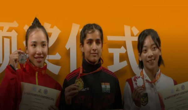 11वें सांडा विश्व कप में भारत की वुशु खिलाड़ी अपर्णा दहिया ने स्वर्ण पदक जीता