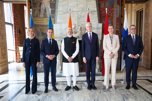 भारत-नॉर्डिक सम्‍मेलन में शामिल हुए पीएम मोदी, कहा भारत में नॉर्डिक देशों का निवेश 200% तक बढ़ा