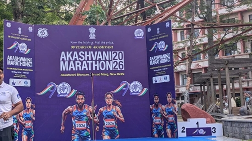 Akashvani organises marathon in Delhi to mark its 90th anniversary