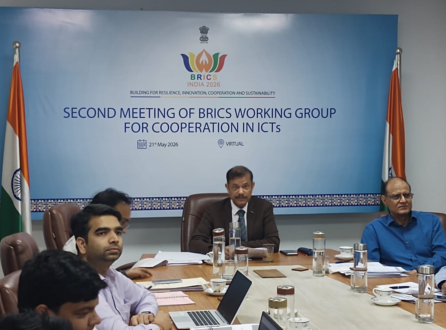 दूरसंचार विभाग ने सूचना और संचार प्रौद्योगिकियों  में सहयोग के लिए ब्रिक्‍स कार्य समूह की दूसरी बैठक आयोजित की