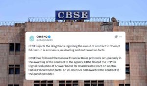 CBSE rejects allegations on award of exam evaluation contract to Coempt Eduteck