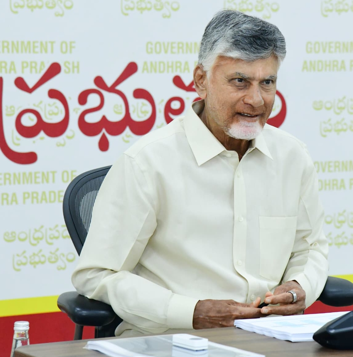 Andhra Pradesh CM N Chandrababu Naidu reviews preparations for International Yoga Day celebrations