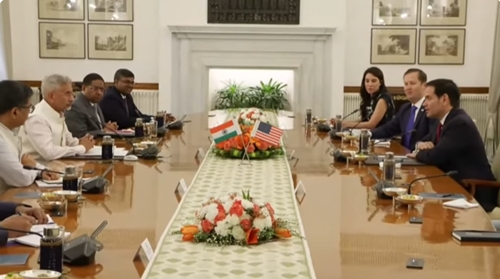 EAM Dr S Jaishankar holds bilateral talks with US Secretary of State Marco Rubio in New Delhi