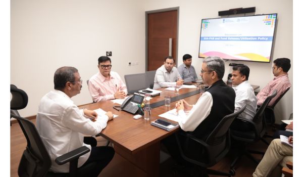 Education Minister Dharmendra Pradhan reviews fund utilisation under Samagra Shiksha Abhiyan