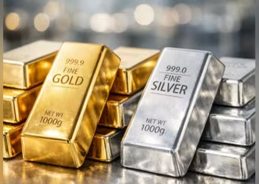 Gold and Silver prices down