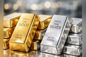 Gold and Silver prices down