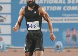 Gurindervir Singh wins men’s 100 metre Gold with new national record at Federation Cup