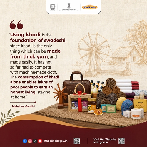 Khadi-Village Industries product sales cross Rs 1.87 lakh cr in FY26: KVIC